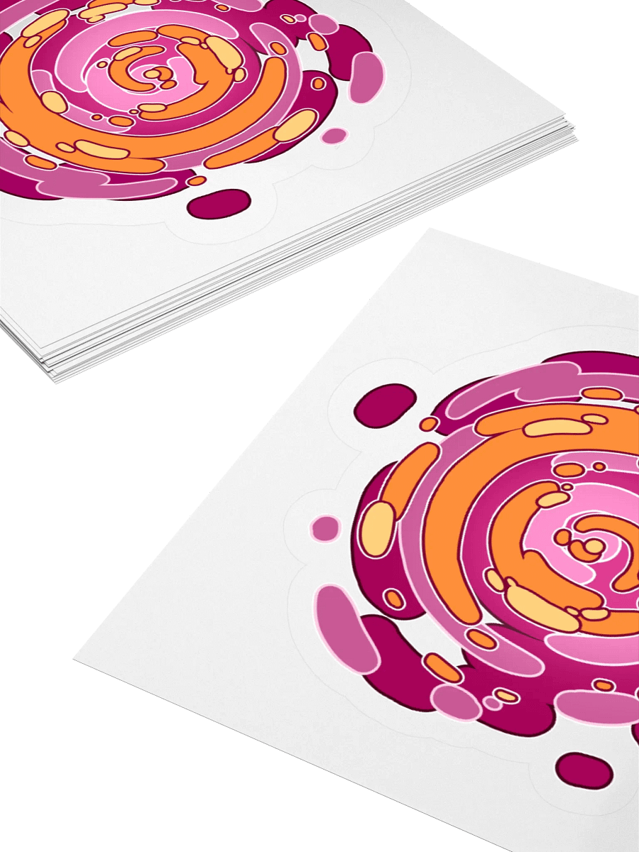 Time Warp Sticker (Lesbian Pride Flag) product image (4)