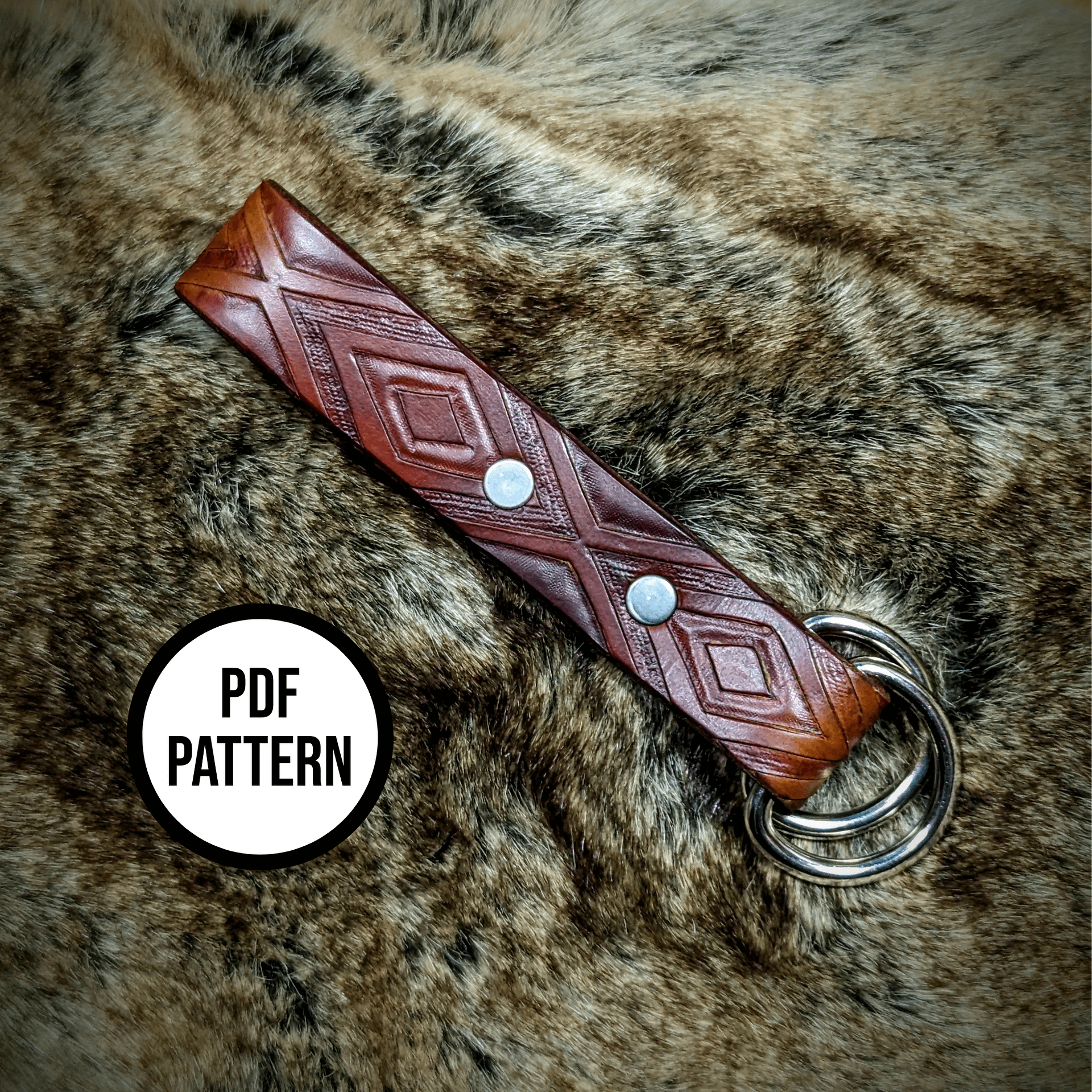 Leather Skirt Hike with Dwarven Knotwork - PDF Pattern for Leatherwork product image (2)