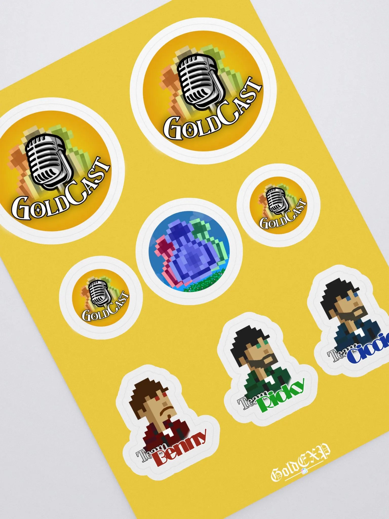GOLDCAST - STICKERS product image (1)