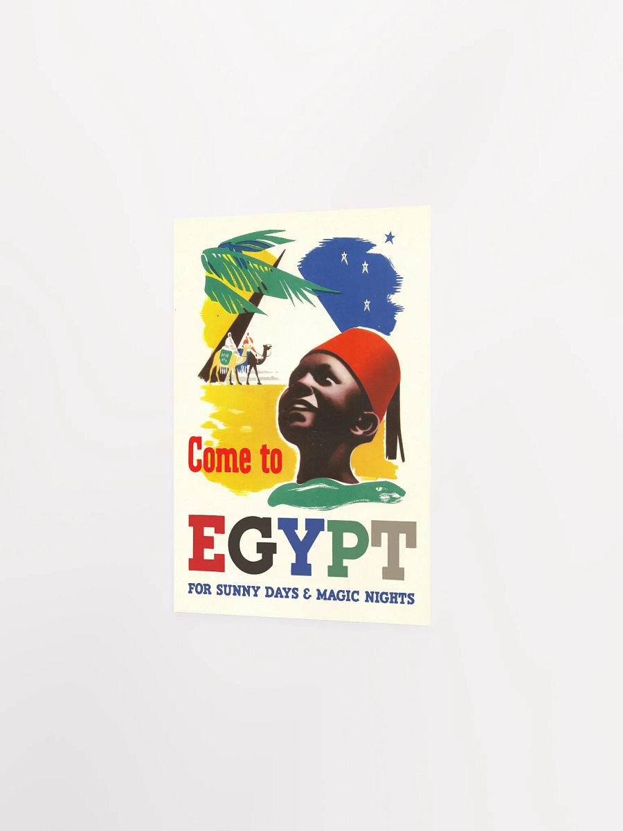 Come to Egypt, 1937 — retro vintage travel poster, retro travel art, retro travel wall art product image (7)