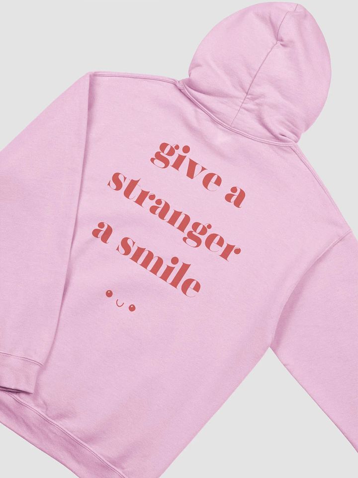 Give a Stranger a Smile Pink Hoodie product image (1)