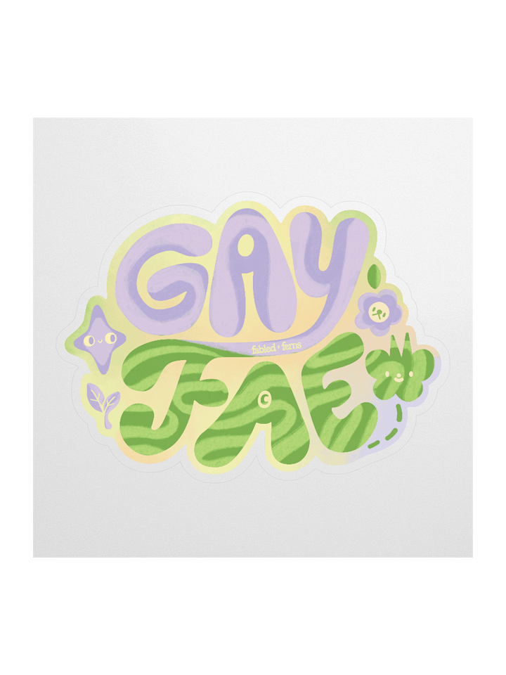 Gay Fae Sticker product image (1)