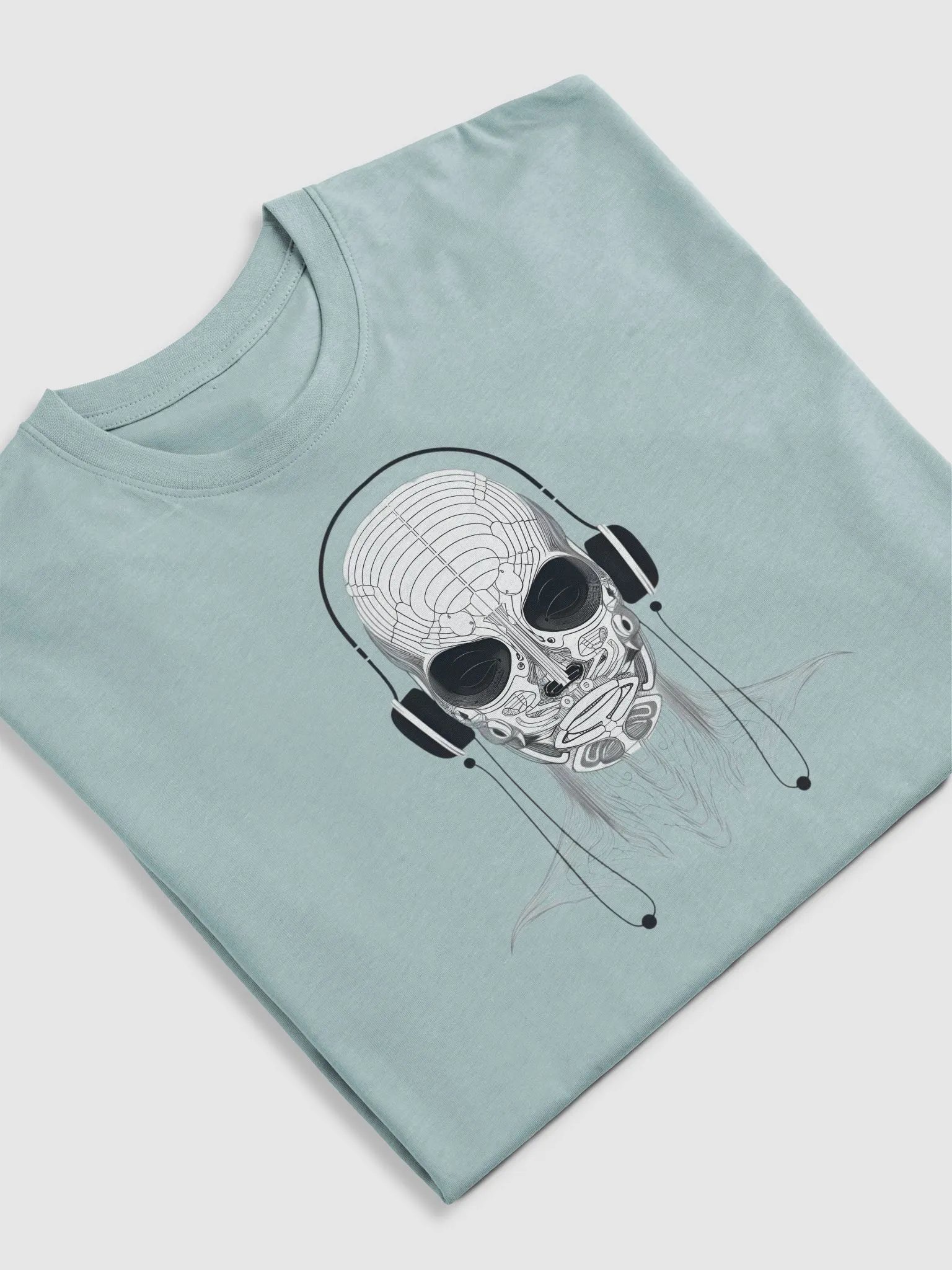 Cool Alien in Headphones T-Shirt – Funky Sci-Fi Music Tee product image (24)
