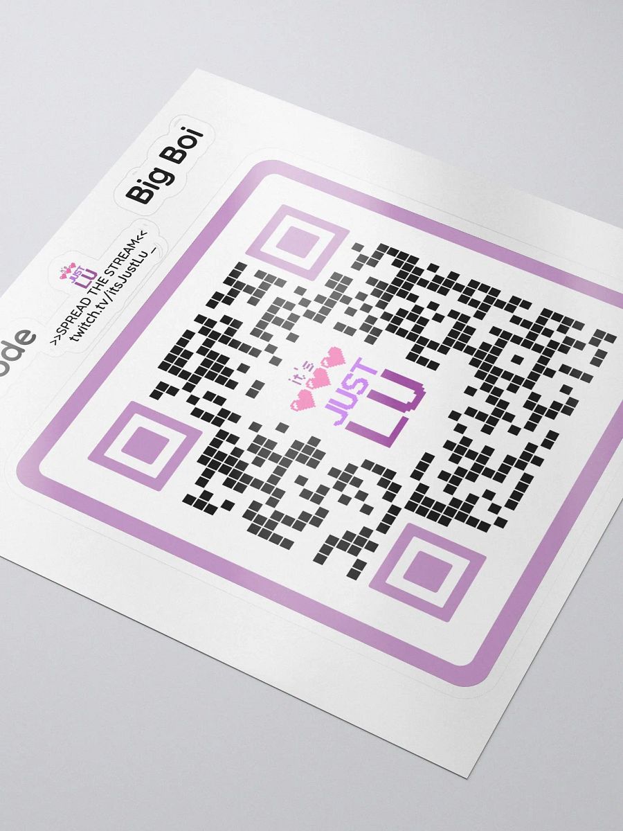 QR-Code Sticker Big Boi product image (3)