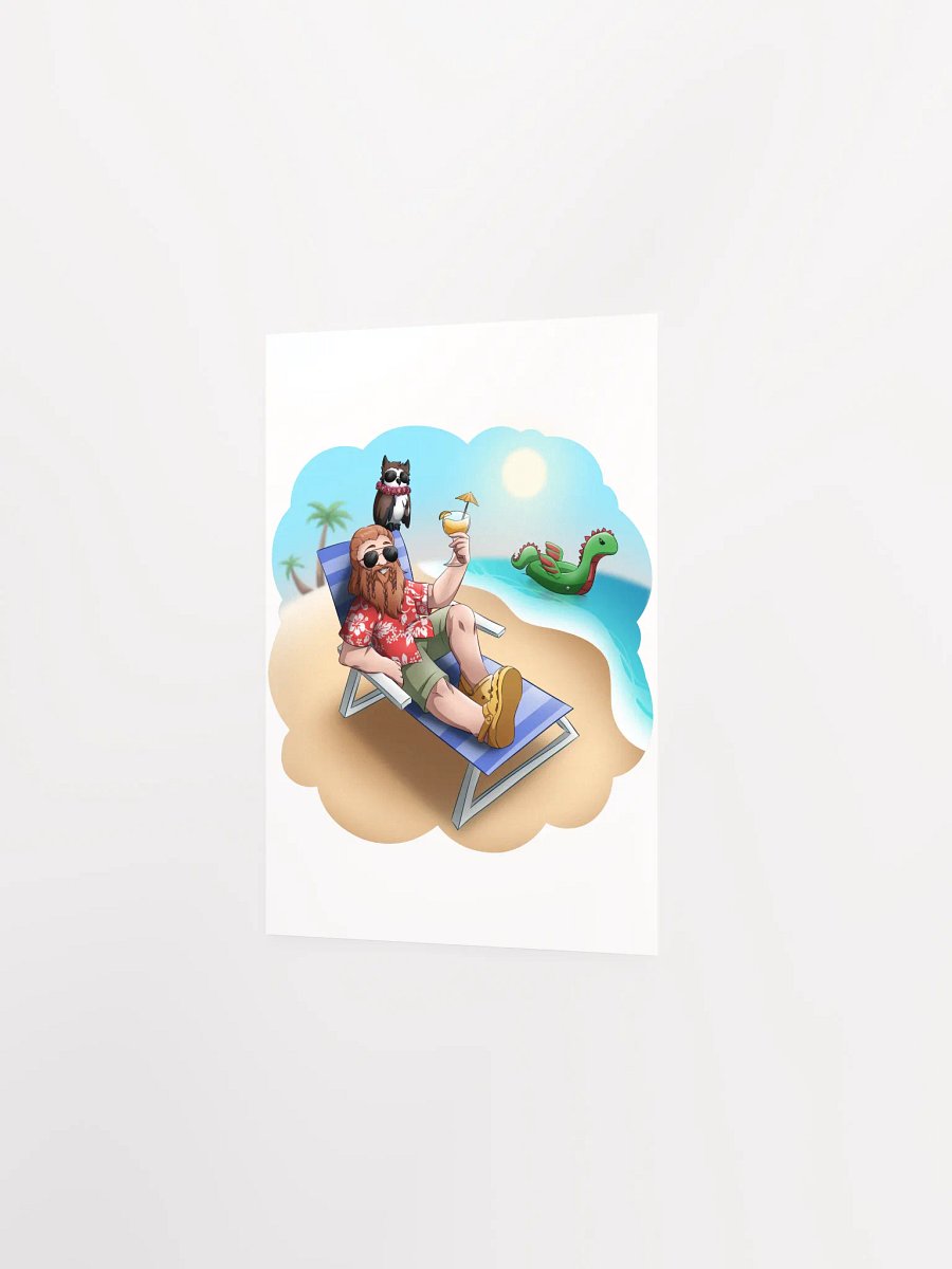 Hammer Down, Shades On – Summer Poster Print product image (5)