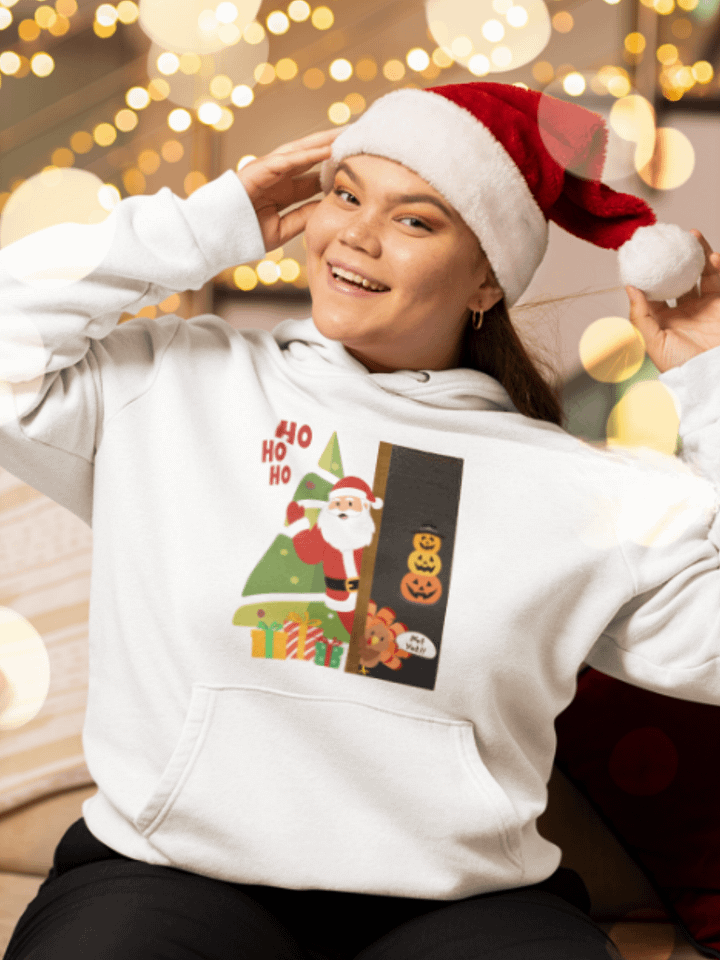 HO HO HO... Not Yet!! - HOODIE product image (2)