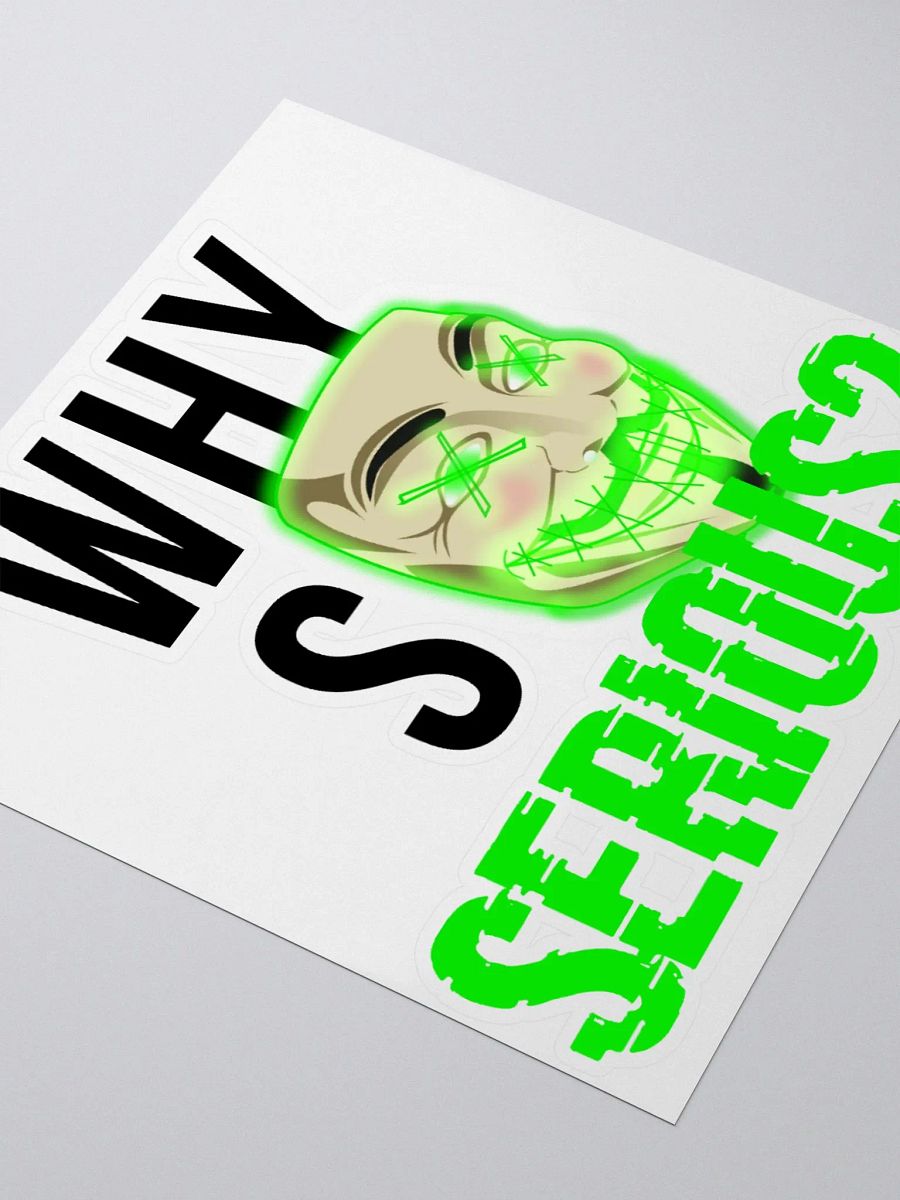 Why So Serious? Sticker product image (9)