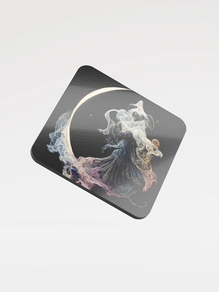 Lunar Dance Glossed Cork Coaster product image (1)