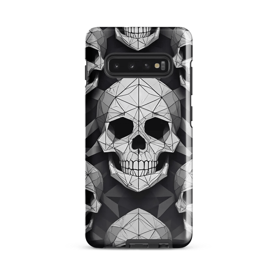 Edgy Geometry: Geometric Skull Samsung Galaxy Case product image (47)