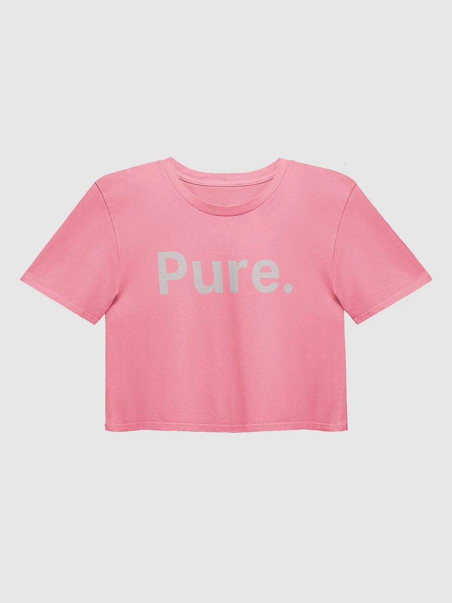 Pure. - Women premium crop top product image (1)