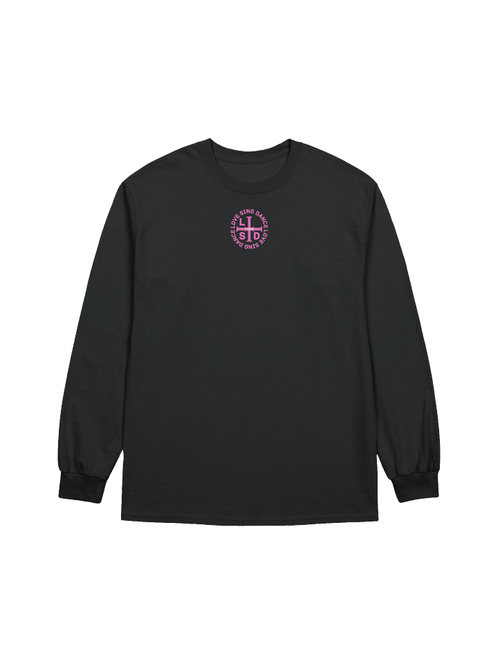 LSD TRIBE "Love Sing Dance" Mystic Long Sleeve Tee {Pink Emblem} product image (1)