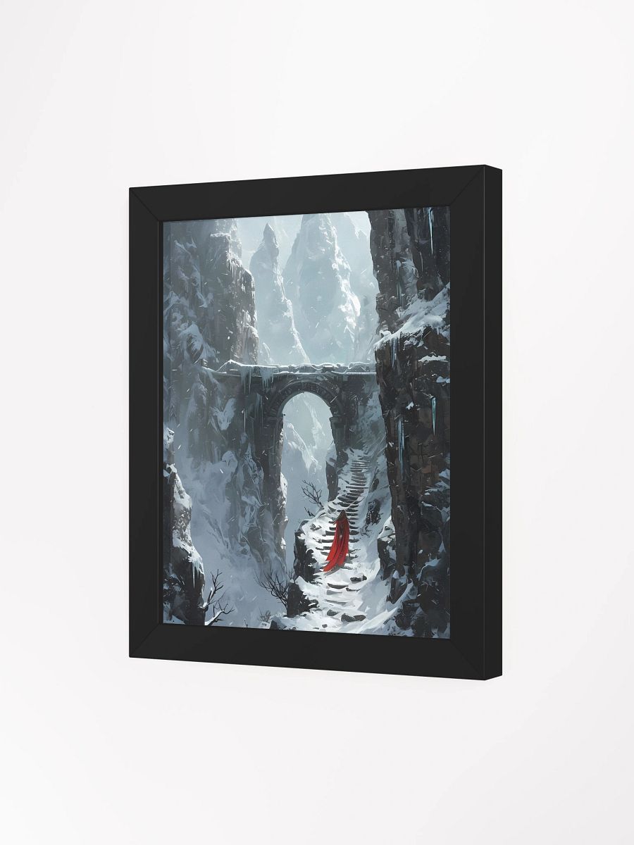 Snowy Mountain Wanderer Framed Poster product image (4)