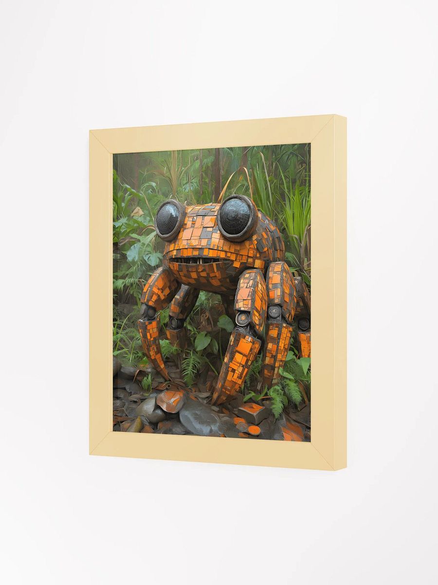 Framed wall art, titled 
