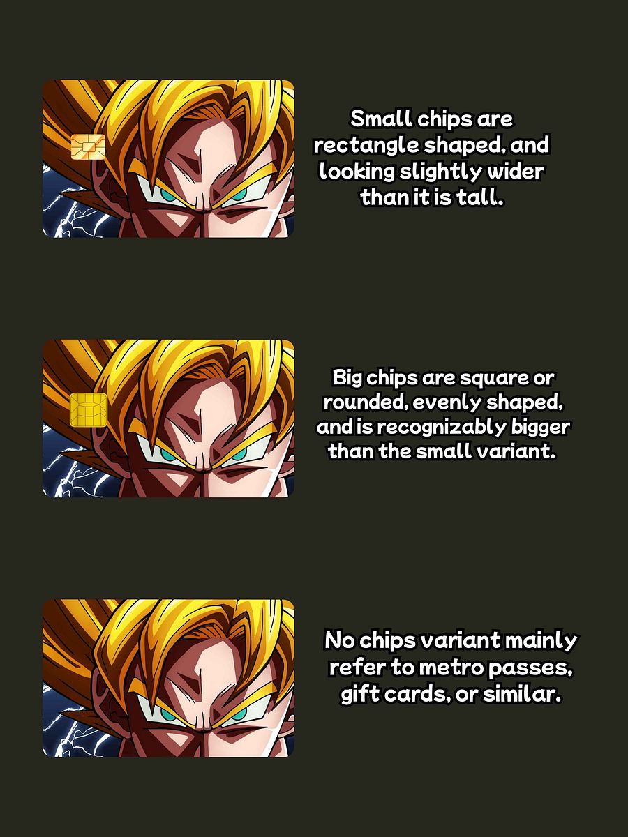 Peeking Goku Card Skin (Holographic) product image (3)