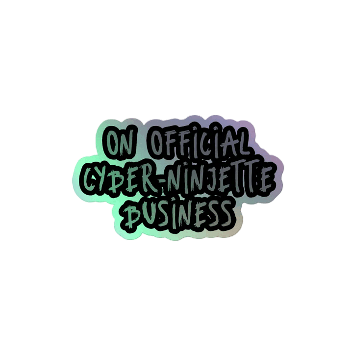 Official Cyber-Ninjette Business (Holo) product image (2)