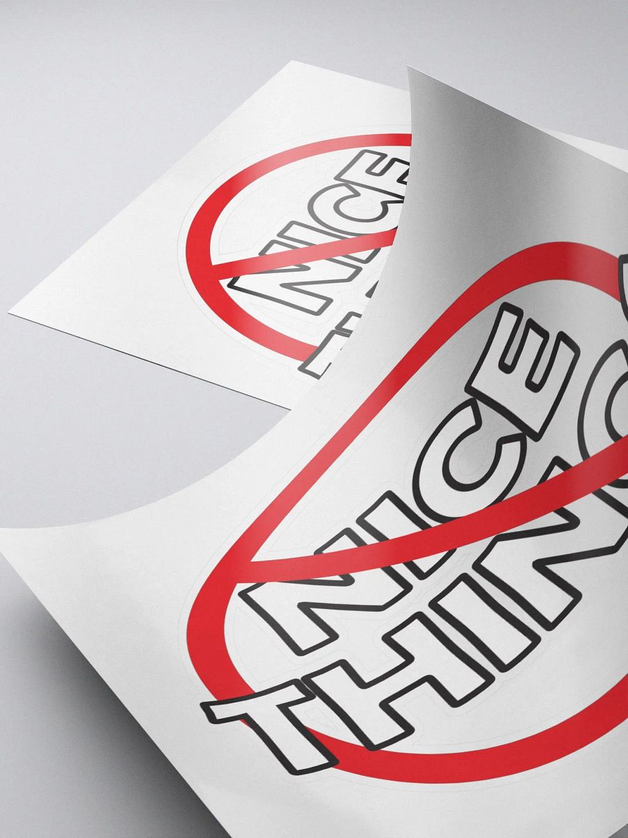 Can't Have Nice Things Sticker product image (4)