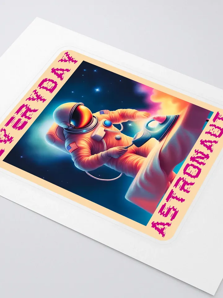 Everyday Astronaut Ironing Sticker product image (2)