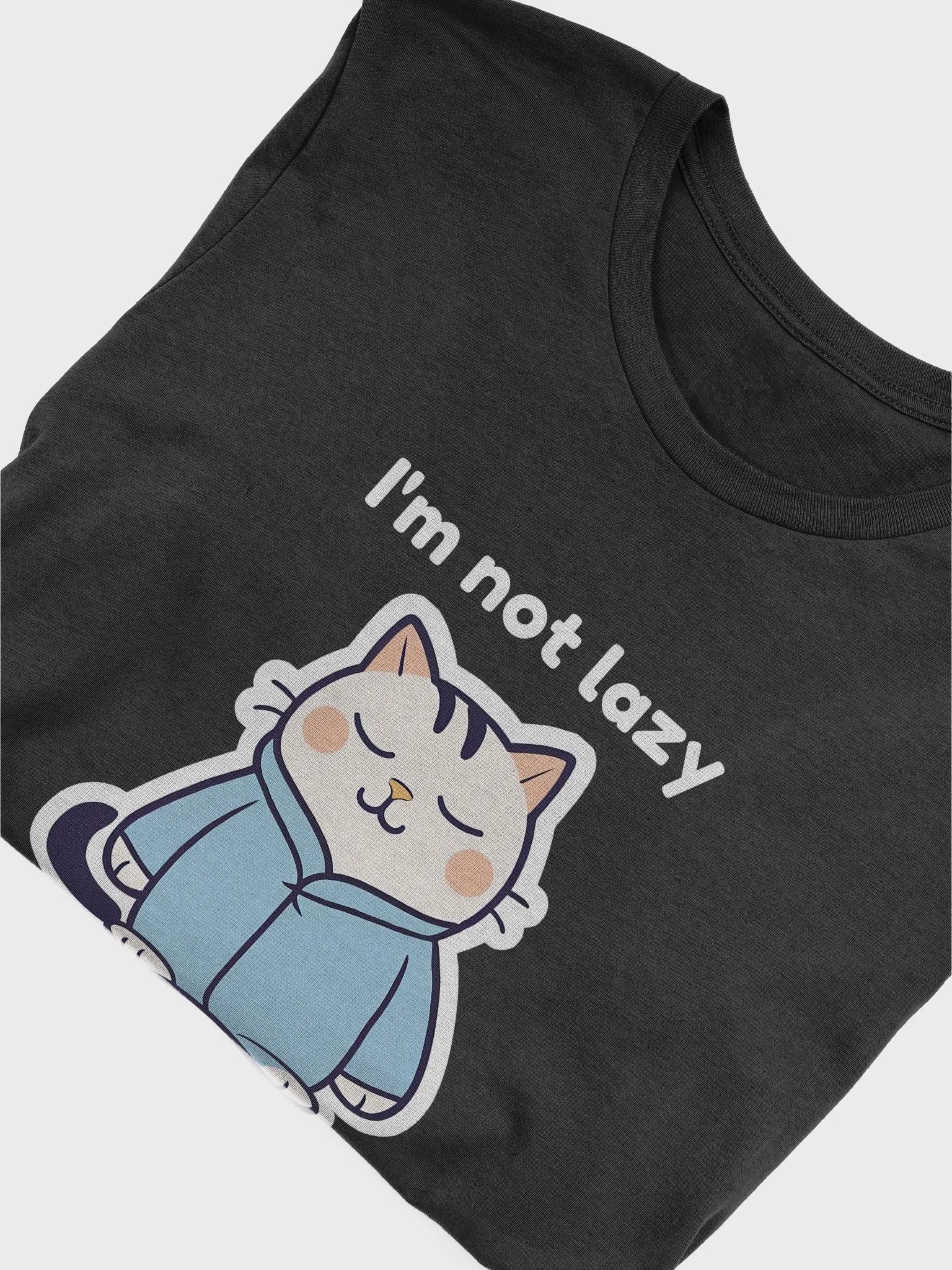 Energy-Saving Mode Cat T-Shirt product image (5)