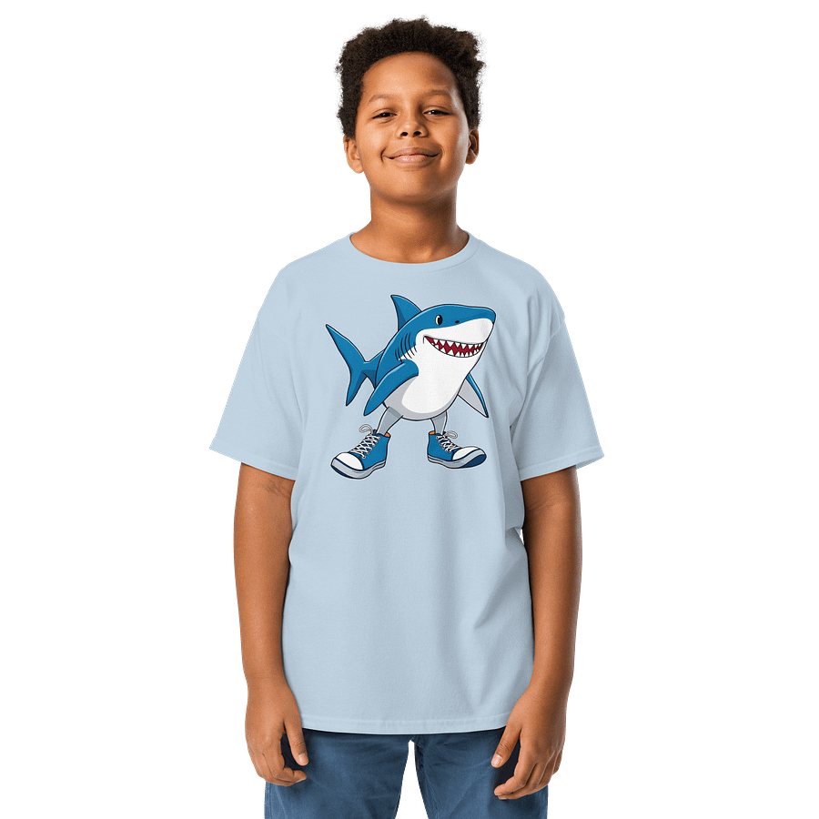 Tralalero Tralala Cartoon Shark – Kids Tee product image (11)