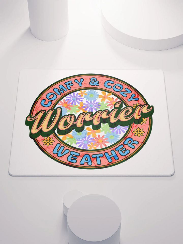 Worrier Comfy And Cozy Weather Floral Gaming Mouse Pad product image (1)