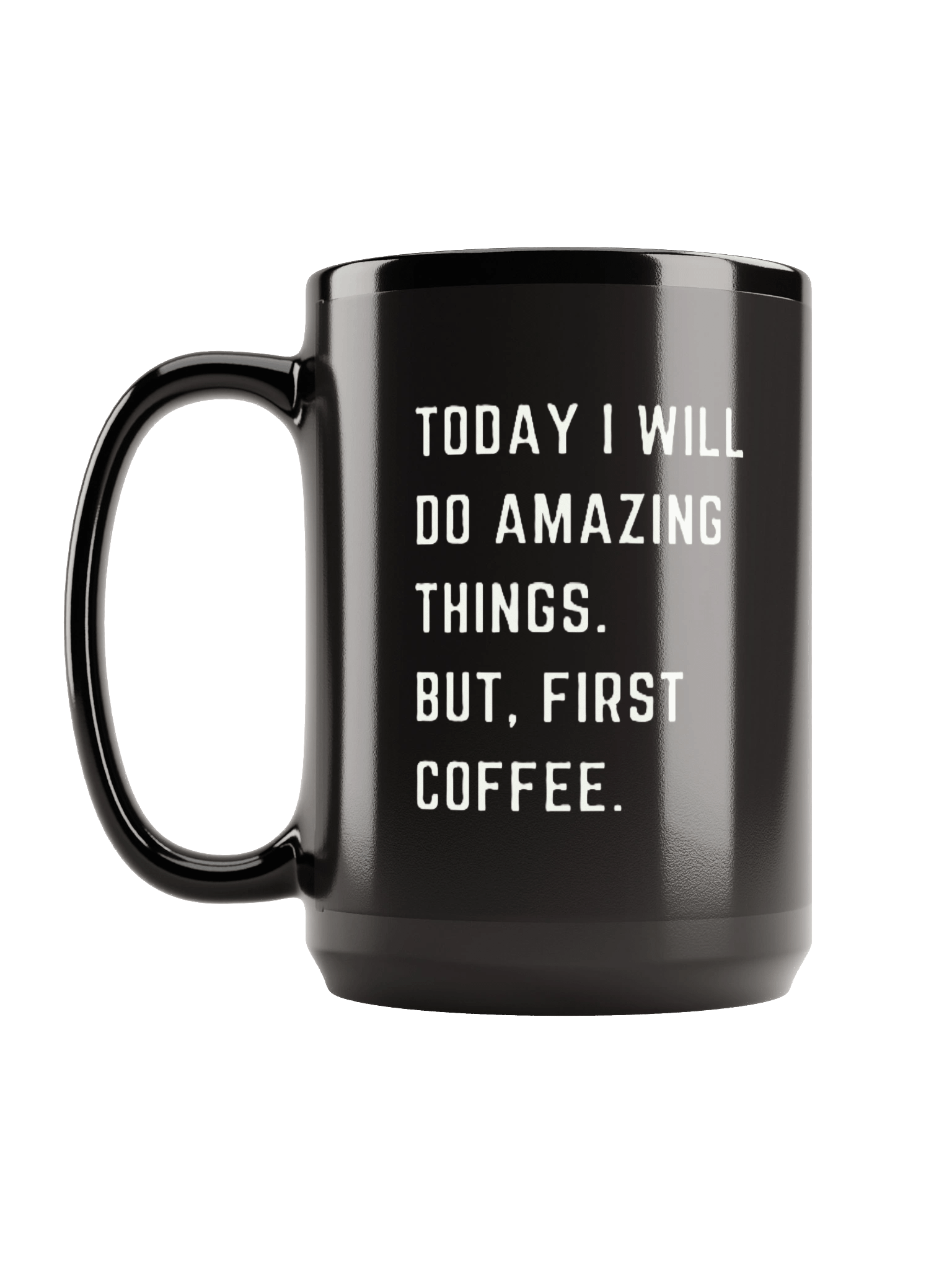 Amazing Things Black Mug product image (6)