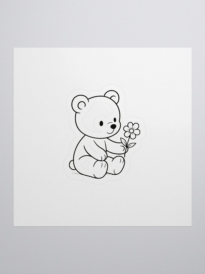 April Blossom Teddy Stickers product image (1)