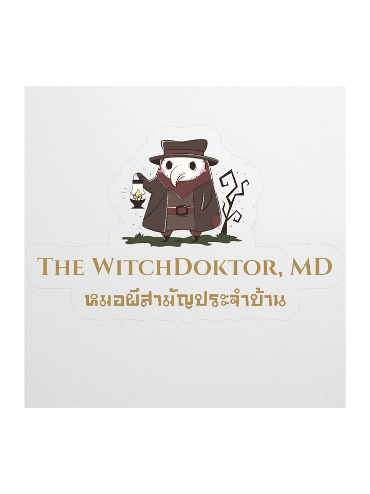 The WitchDoktor, MD - Plague Doc Sticker product image (3)