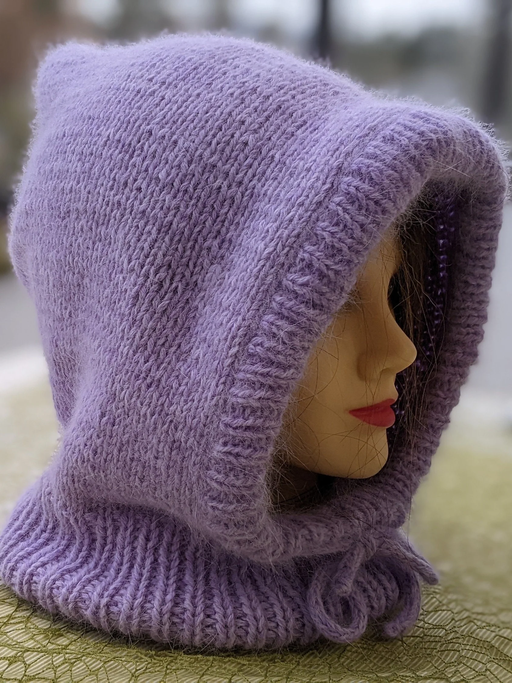 Knit Hooded Cowl Pattern product image (2)