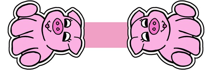 Cute Cartoon Pink Pig Cut Out Magnetic Laminated Bookmark for Farm Animal Lovers product image (2)