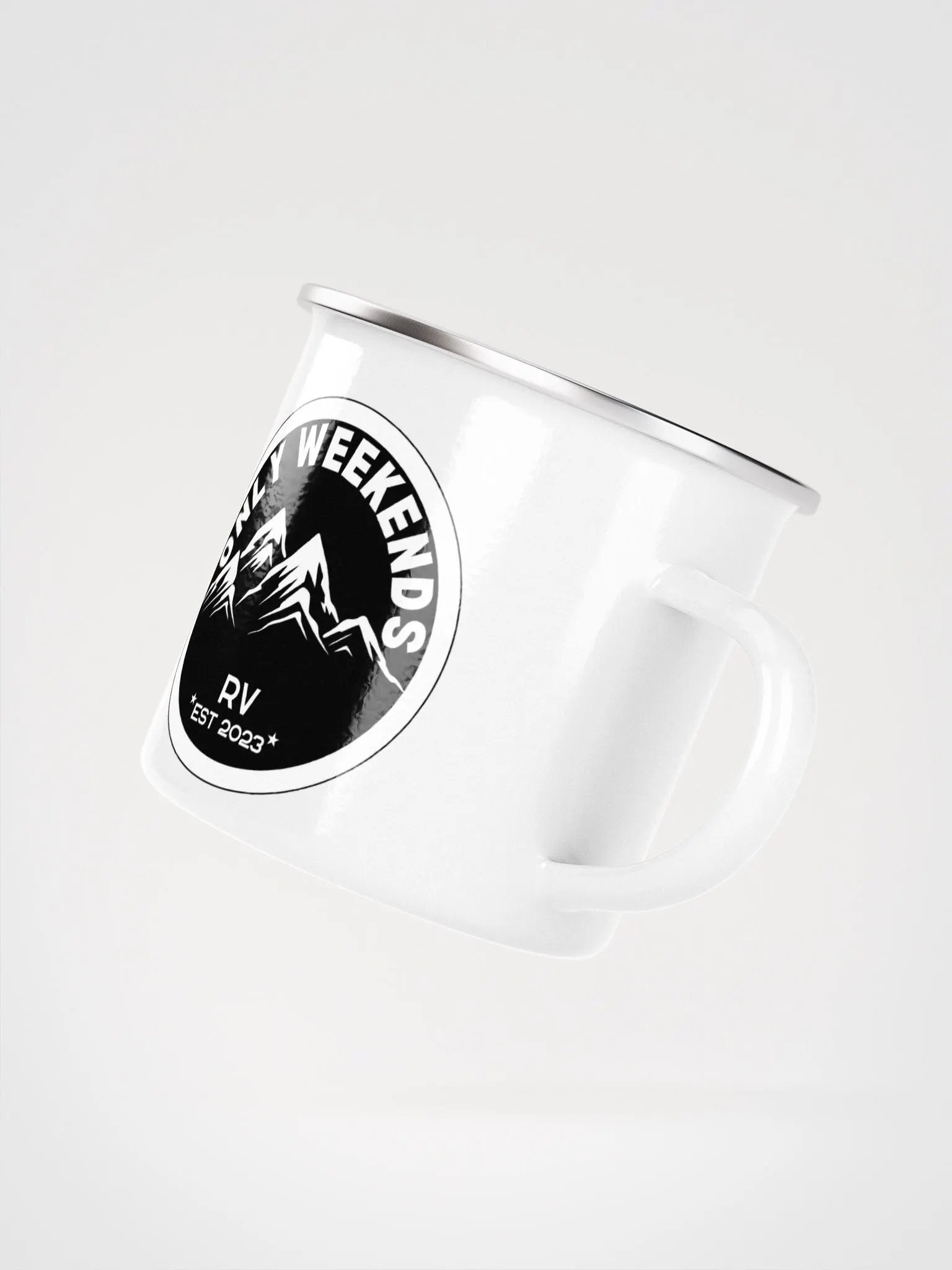 Only Weekends RV Enamel Adventure Mug product image (3)