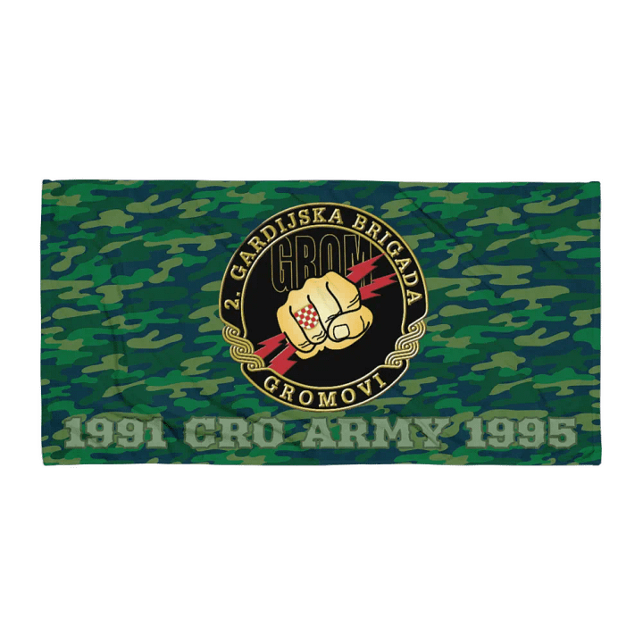 Grom 2.Brigada Cro Army Ručnik Za Plažu product image (1)