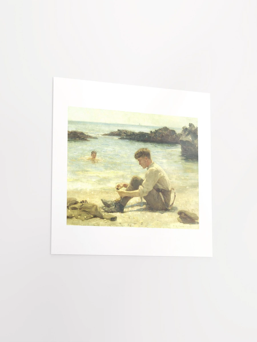 T.E. Lawrence As A Cadet At Newporth Beach by Henry Scott Tuke (c. 1921) - Print product image (3)