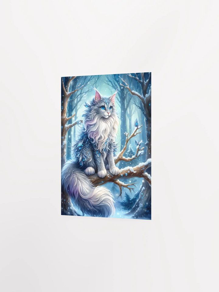 Frosty Feline Poster product image (7)