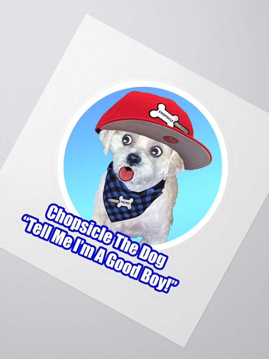 Good Boy Stickers! Chopsicle the Dog on YouTube! product image (2)