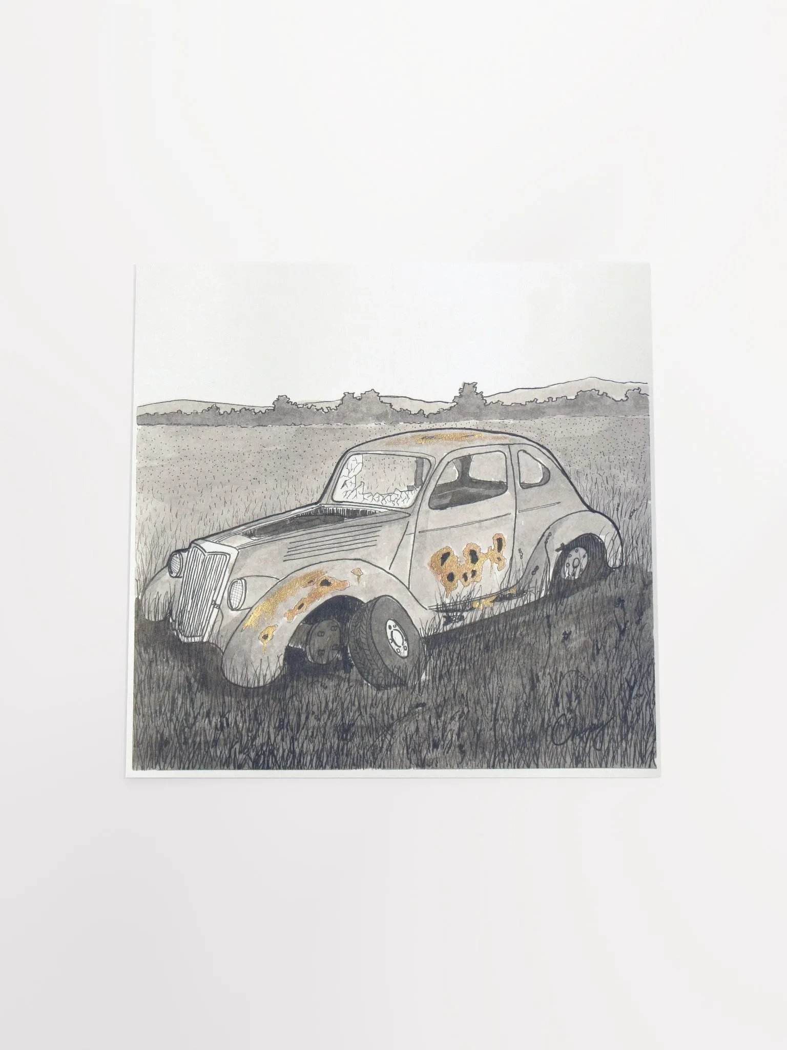 Abandoned Car Print product image (4)
