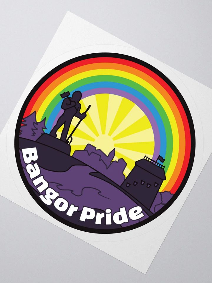 Bangor Pride Full Logo Sticker product image (2)