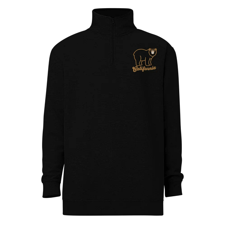 California Bear Left Side Embroidery Halp Zip product image (2)