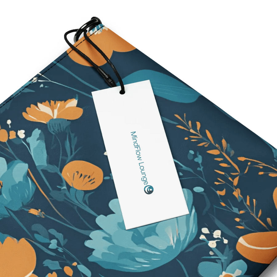Chic Teal Flower Garden Crossbody Bag product image (7)