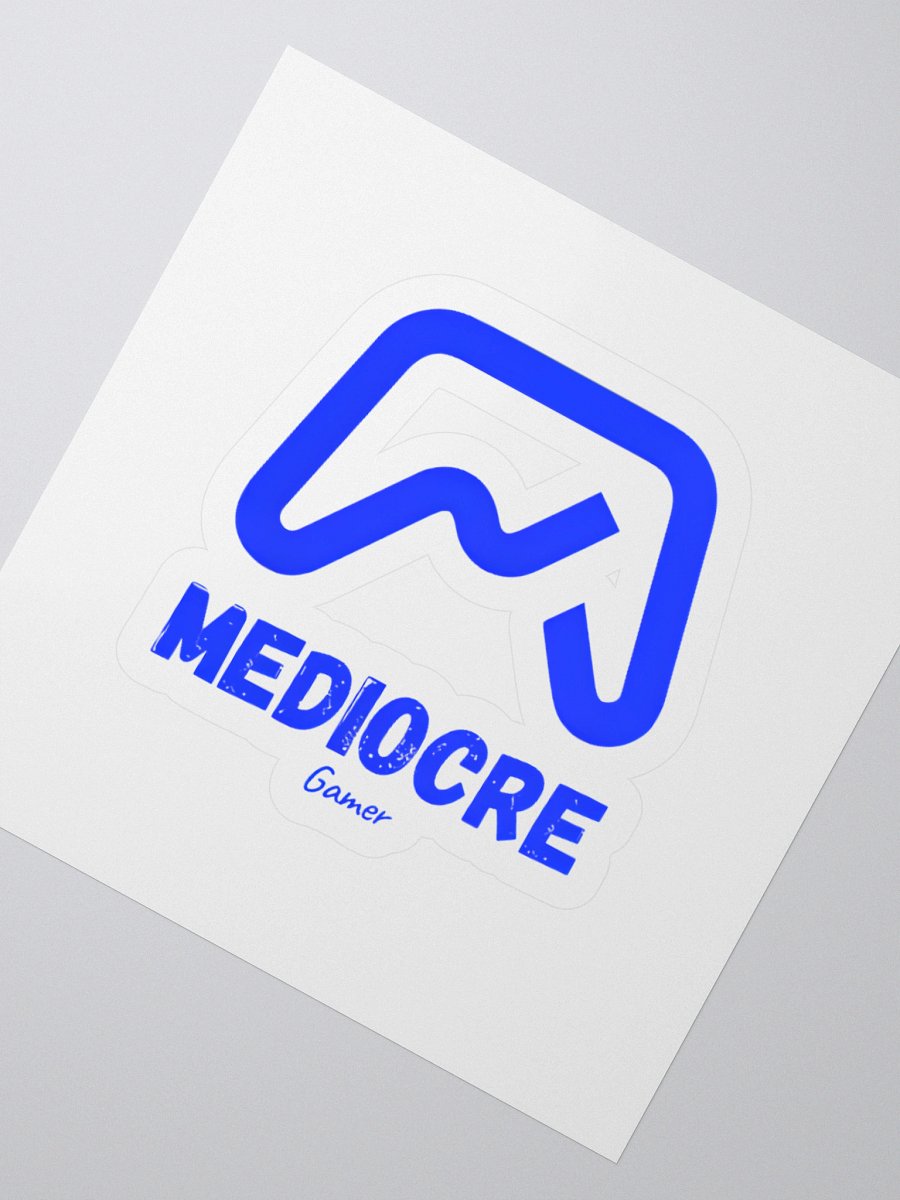 Mediocre Gamer Logo Stickers product image (3)