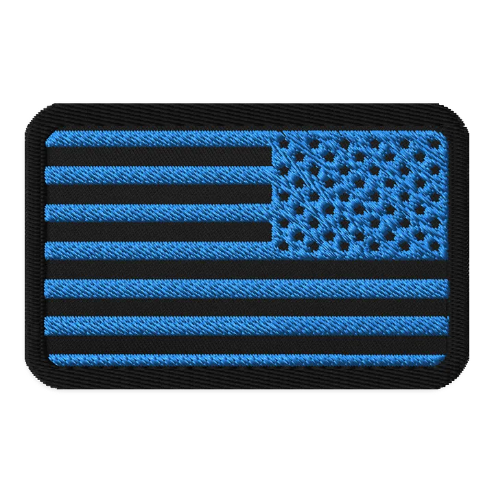 Reversed US Flag Patch (Tactical Blue) product image (1)