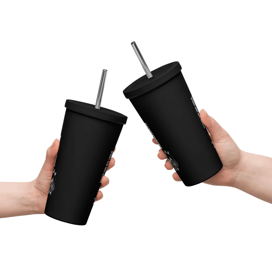 Restricted Content INSULATED TUMBLER WITH A STRAW product image (12)