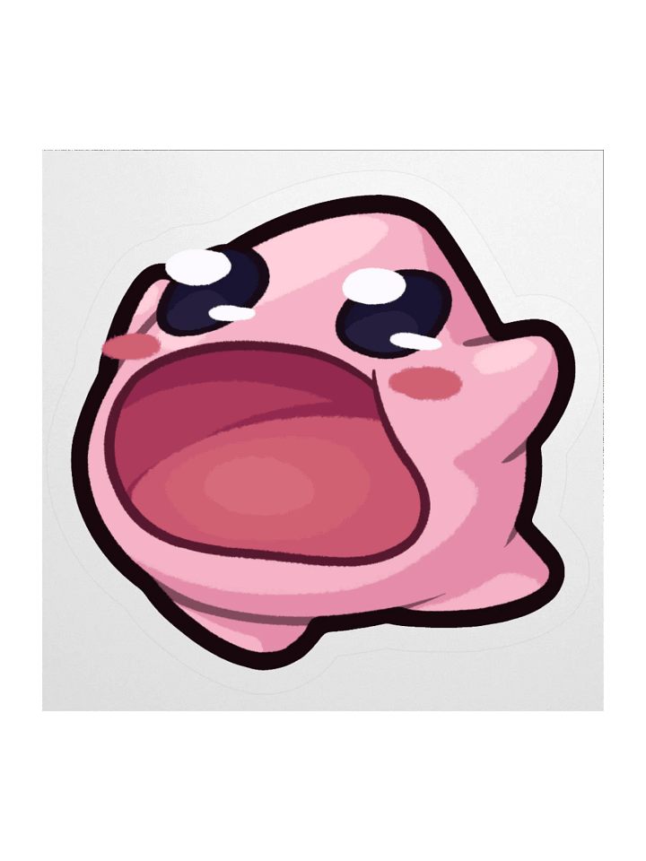 Hungry Pink Star Sticker product image (1)