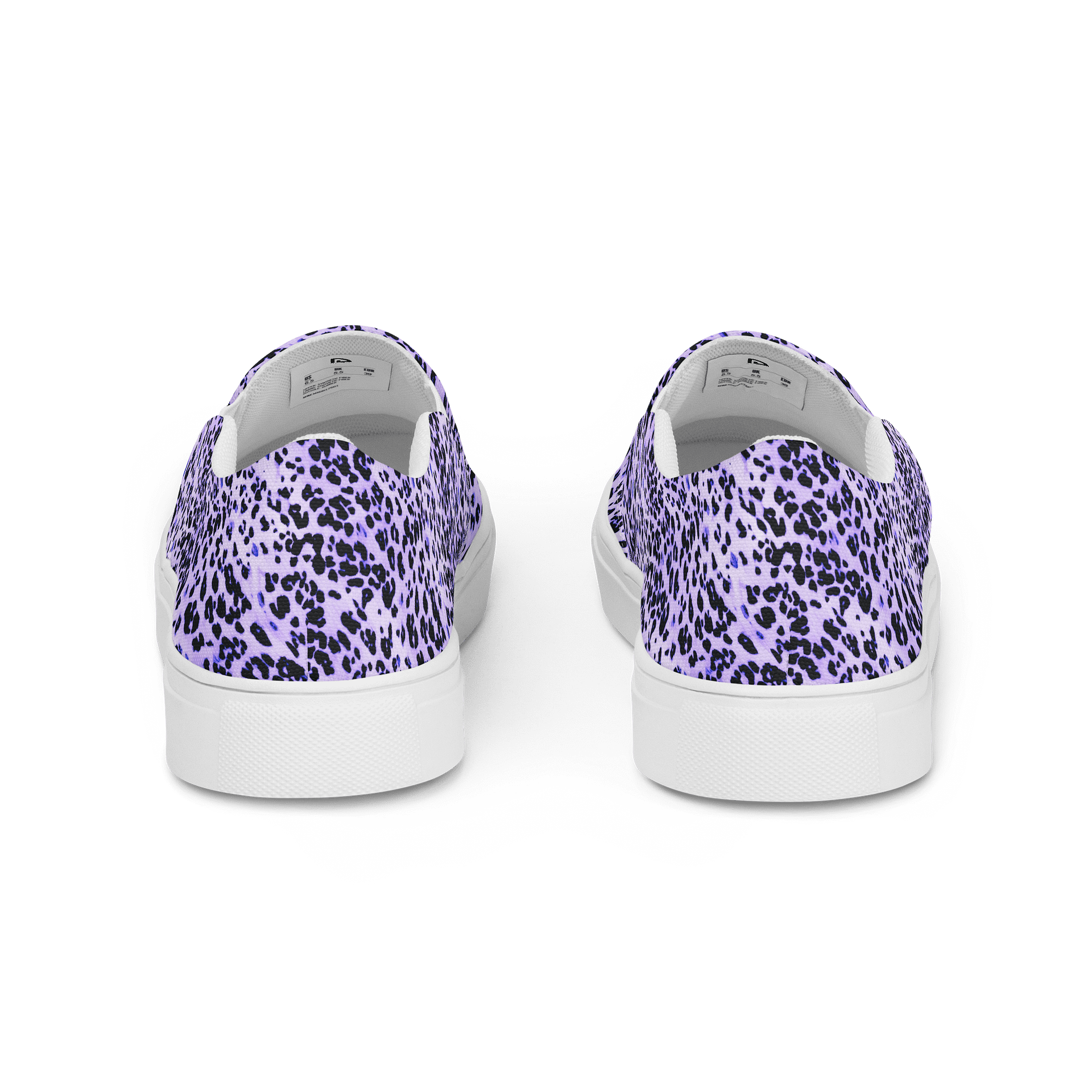 Purple Leopard Skin Canvas Shoes product image (4)