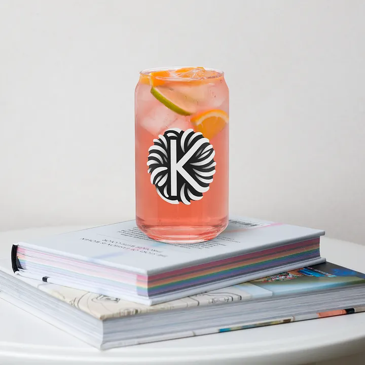 Kaleidoscope Glass Can product image (1)