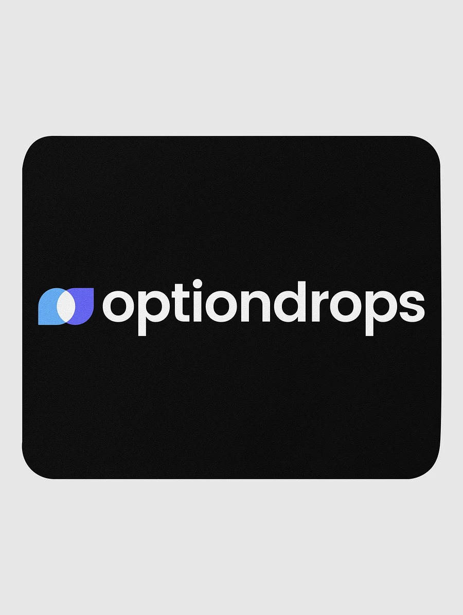 Black Option Drops Mousepad product image (1)