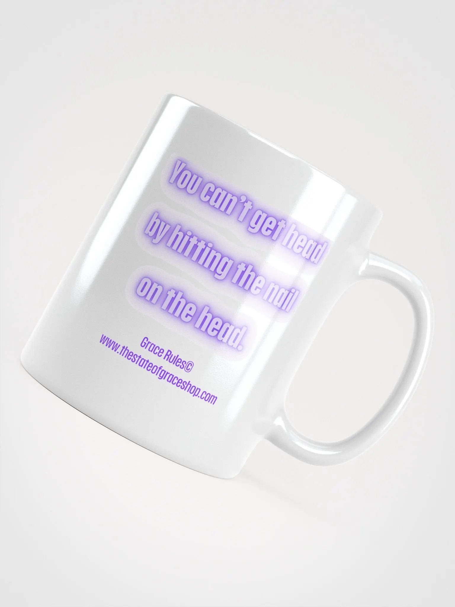 FUNNY MUGS 4 U - “You can’t get head by hitting the nail on the head.” product image (4)
