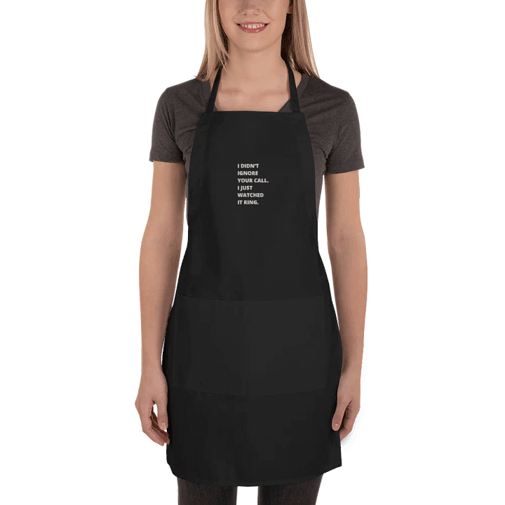 Ignoring Vibes Apron product image (2)