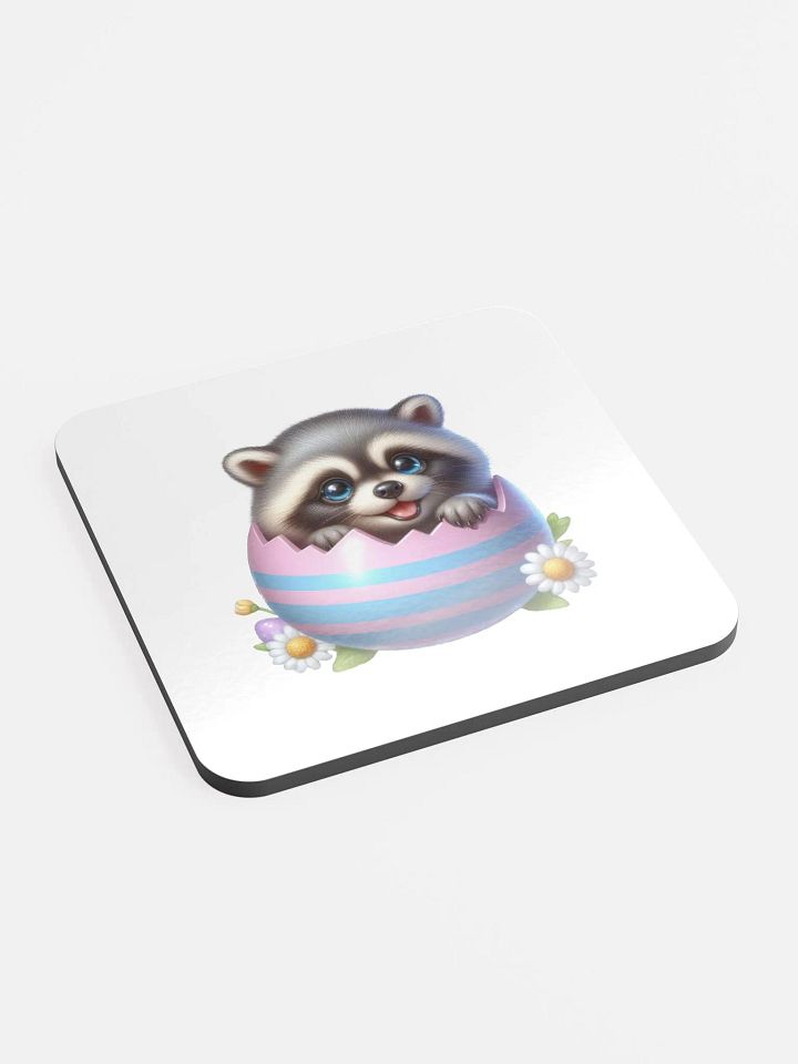 Raccoon Easter Egg - Coaster product image (2)