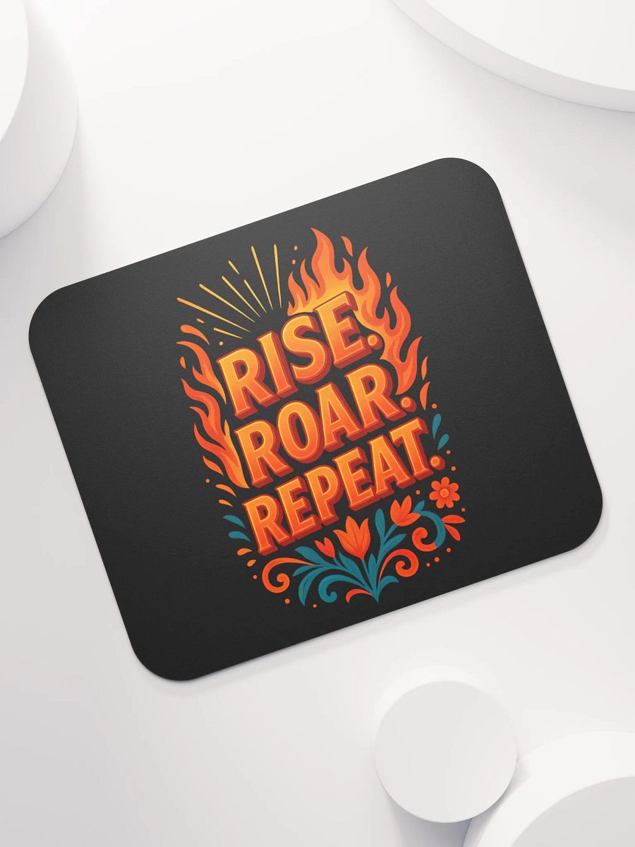 Rise. Roar. Repeat. Mouse Pad – High-Energy Desk Motivation product image (7)