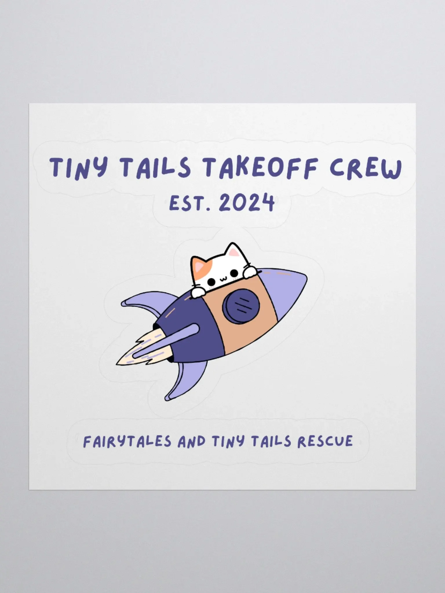 Tiny Tails Take-Off Limited Edition Sticker product image (1)
